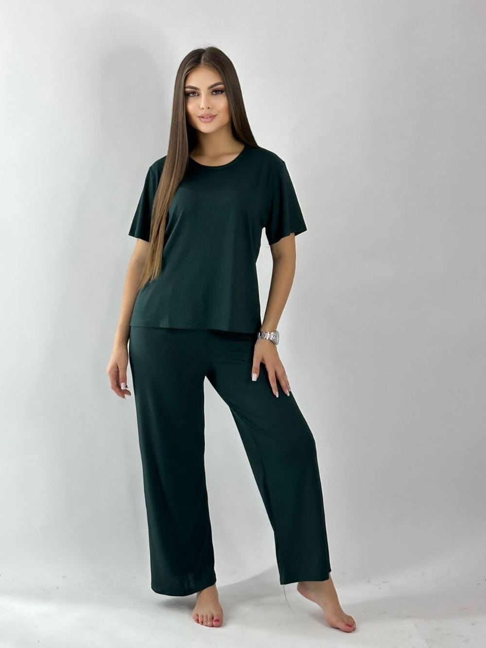 [m]Пижама штаны+футболка к/р лапша Л0032