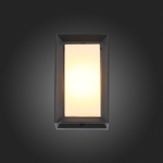 SL077.411.01 Светильник уличный настенный ST-Luce Черный/Белый LED 1*6W 3000K CUBISTA