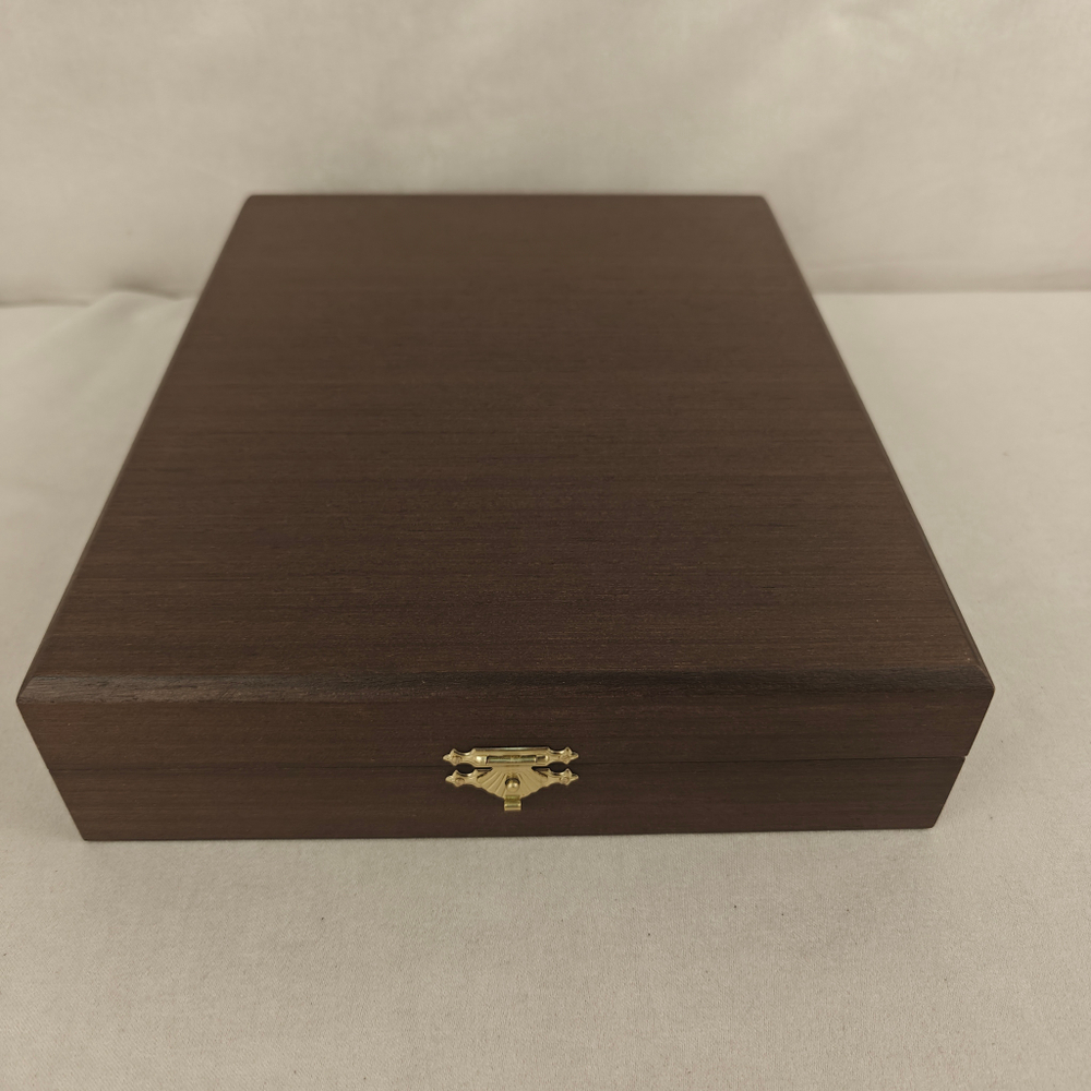 Ежедневник А5 "Герб России" (съемная обложка из натуральной кожи) в футляре