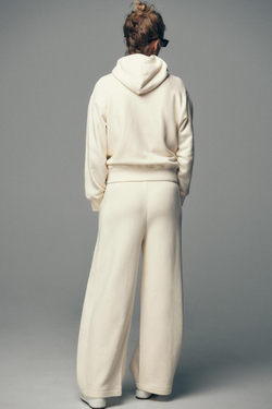 ZARA ХУДИ В СТИЛЕ РУСТИК С КАПЮШОНОМ, ЭКРЮ