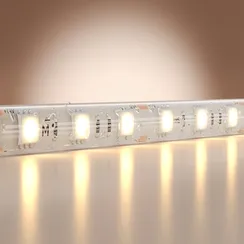 Светодиодная лента Базовая 12В 5050 14,4Вт/м 3000K 5м IP 65 201186 Led Strip 201186