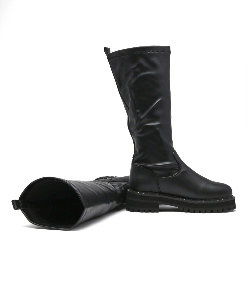 сапоги-казаки Patrizia Pepe - черный(PPJ711)