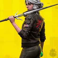 Cyberpunk Ciri - The Witcher / Cyberpunk 2077