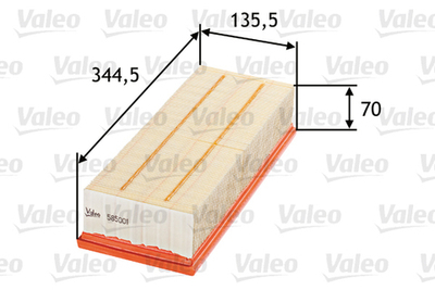 VALEO - 585001-VAL - Filter za vazduh