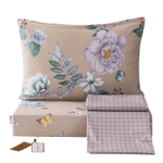 Комплект постельного белья Делюкс Сатин 100% хлопок на резинке LR611