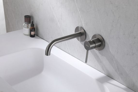 Смеситель ABBER Wasser Kreis AF8112NG для раковины скрытого монтажа, никель