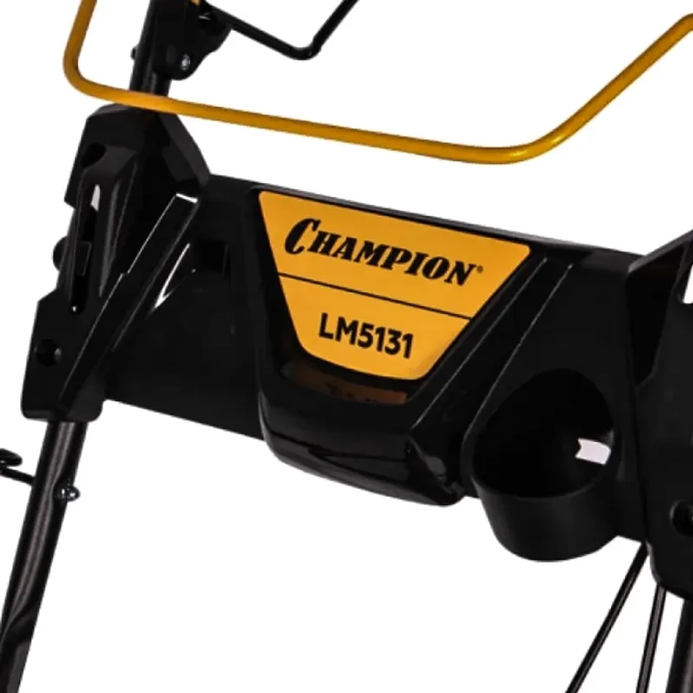 Газонокосилка бензиновая CHAMPION LM5131 самоходная: 4.1 л.с., нож 50 см, LM5131