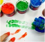 Краски пальчиковые JOVI (Испания), 6 цветов по 125 мл, на водной основе, в баночках, 560/S