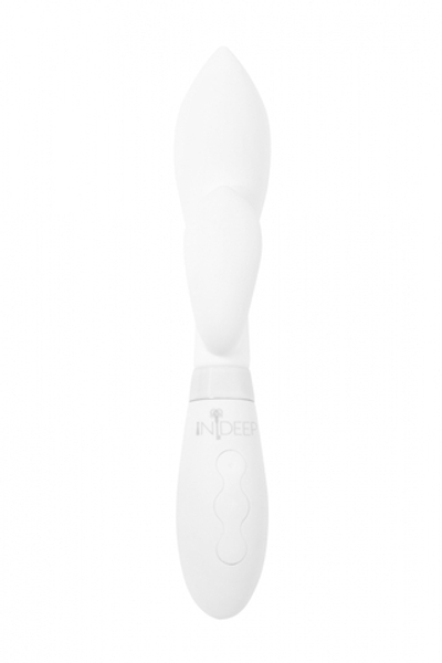 Перезаряжаемый вибратор Indeep PRO Juna White 7706-01indeep