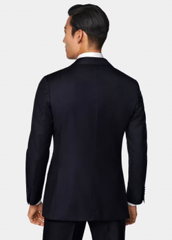 Мужской костюм тройка (черный) Б53