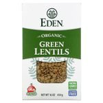Eden Foods, Organic, зеленая чечевица, 16 унций (454 г)