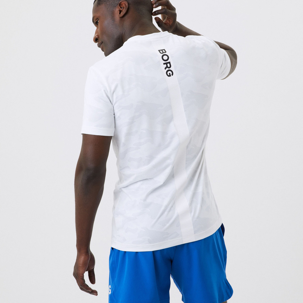 Мужское теннисное поло Björn Borg Performance T-Shirt Men - White