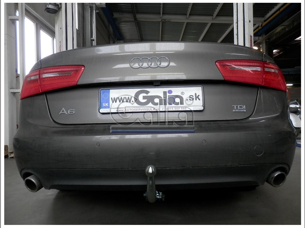 Фаркоп оцинкованный Galia A049C для Audi A6 седан/универсал 2011-2019, Audi A6 Allroad 2012-, Audi A7 Sportback 2011-2017(паспорт и сертификат в комплекте)(без электрики)