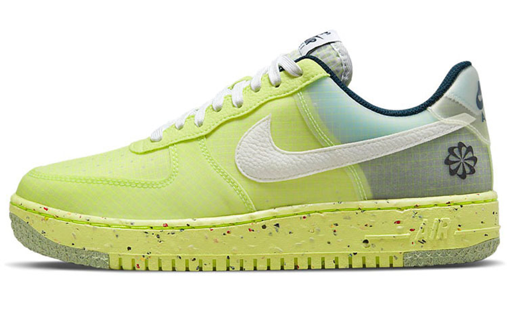 Nike Air Force 1 Low Crater "Lemon Twist" wear-resistant non-slip low-top sneakers men's lemon yellow