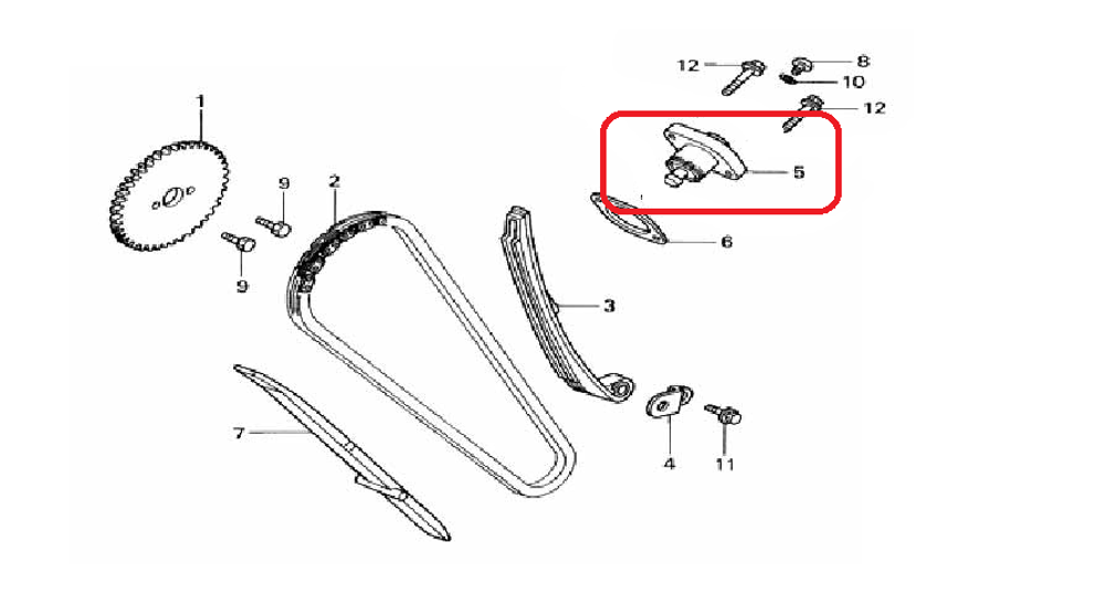 14520-KSS-901. 14520-KTY-D31. 14520-KGH-901 LIFTER ASSY., TENSIONER
