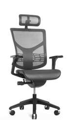 Кресло Expert VISTA VSM01 (сетка серая / каркас черн)