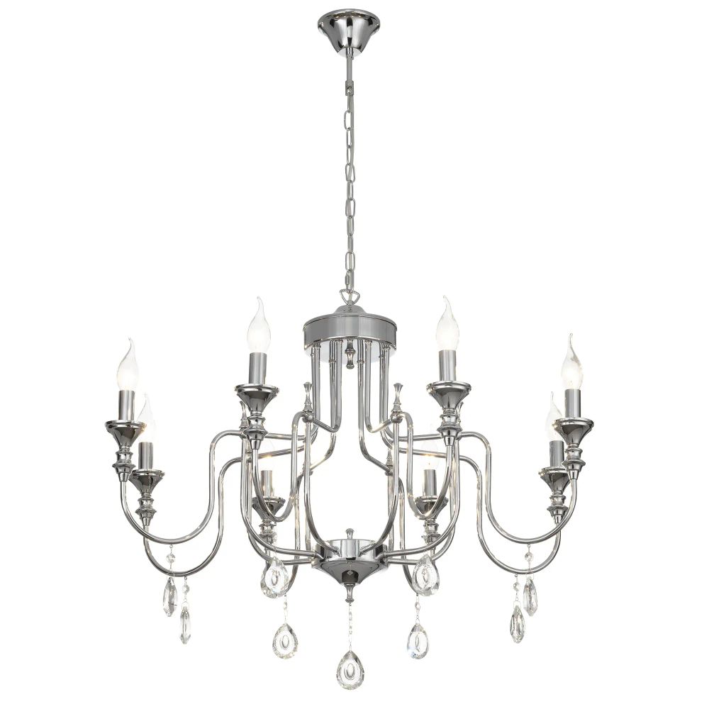 Citilux Рига CL437181 Люстра подвесная Хром