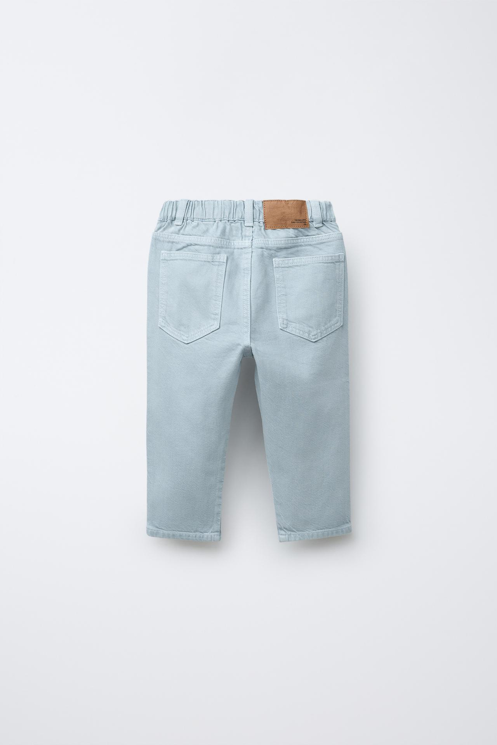 ZARA ДЖИНСЫ BALLOON ИЗ ТВИЛА, ЯРКО-СИНИЙ