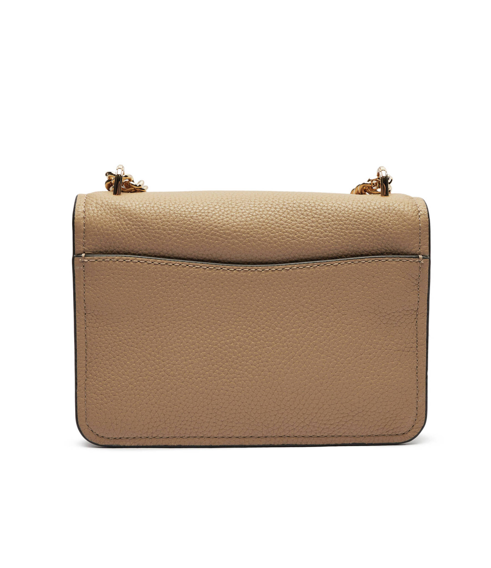 Кожаная сумка через плечо Claire Michael Kors - бежевый(32T4GC7C1T)