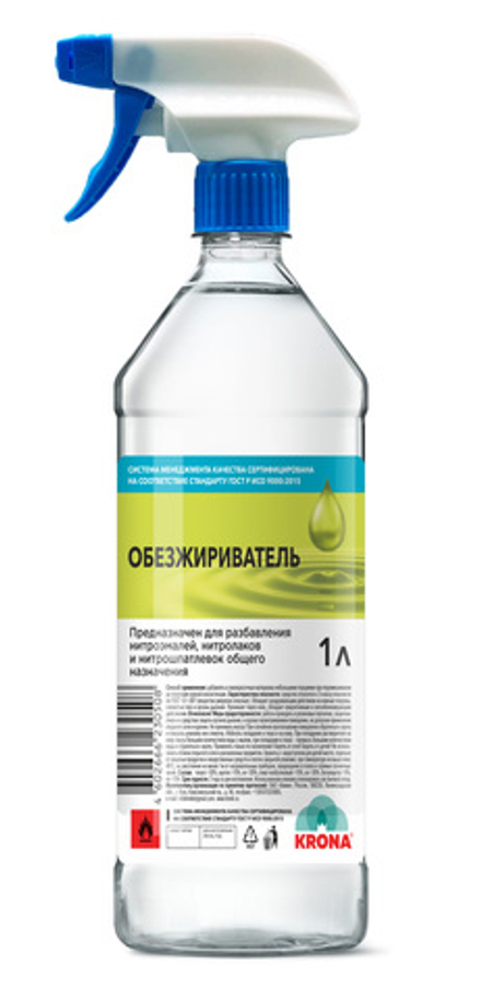 KRONA Обезжириватель 1л ПЭТ триггер ХИМИК