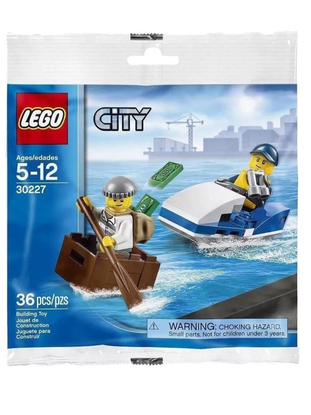 Конструктор LEGO City 30227 Полицейский гидроцикл