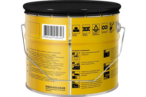 Мастика битумно-резиновая AquaMast (3кг) Кровля ТЕХНОНИКОЛЬ