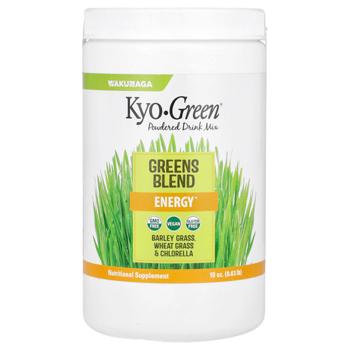 Kyolic, Kyo-Green, порошкообразная смесь для приготовления напитка, смесь зелени, 0,63 фунта (10 унций)