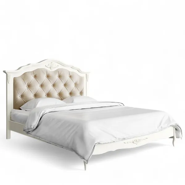 Кровать с мягким изголовьем 160*200