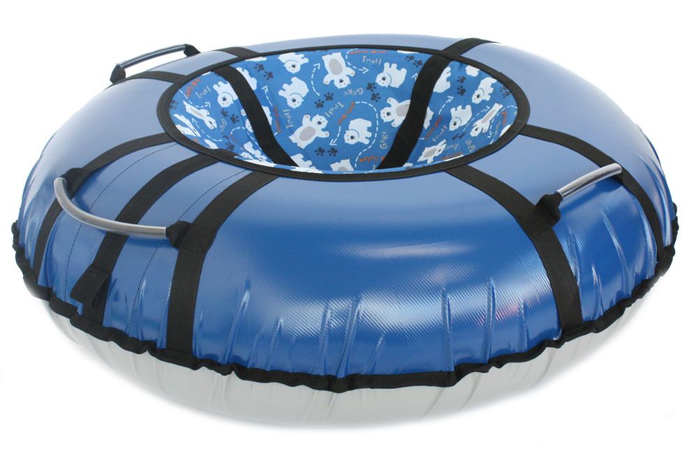 Тюбинг Hubster Ринг Pro синий, мишки синие