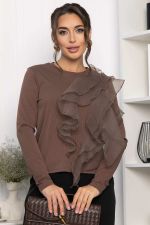 Блуза Риана (коричневая) Б14223-5М LT Collection