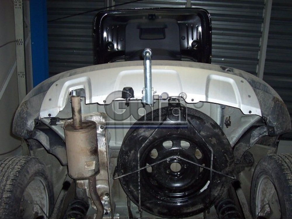 Фаркоп оцинкованный Galia D041A для Renault Duster 2010-2015, 2015-2019 2WD/4WD, Nissan Terrano 2014-(паспорт и сертификат в комплекте)(без электрики)