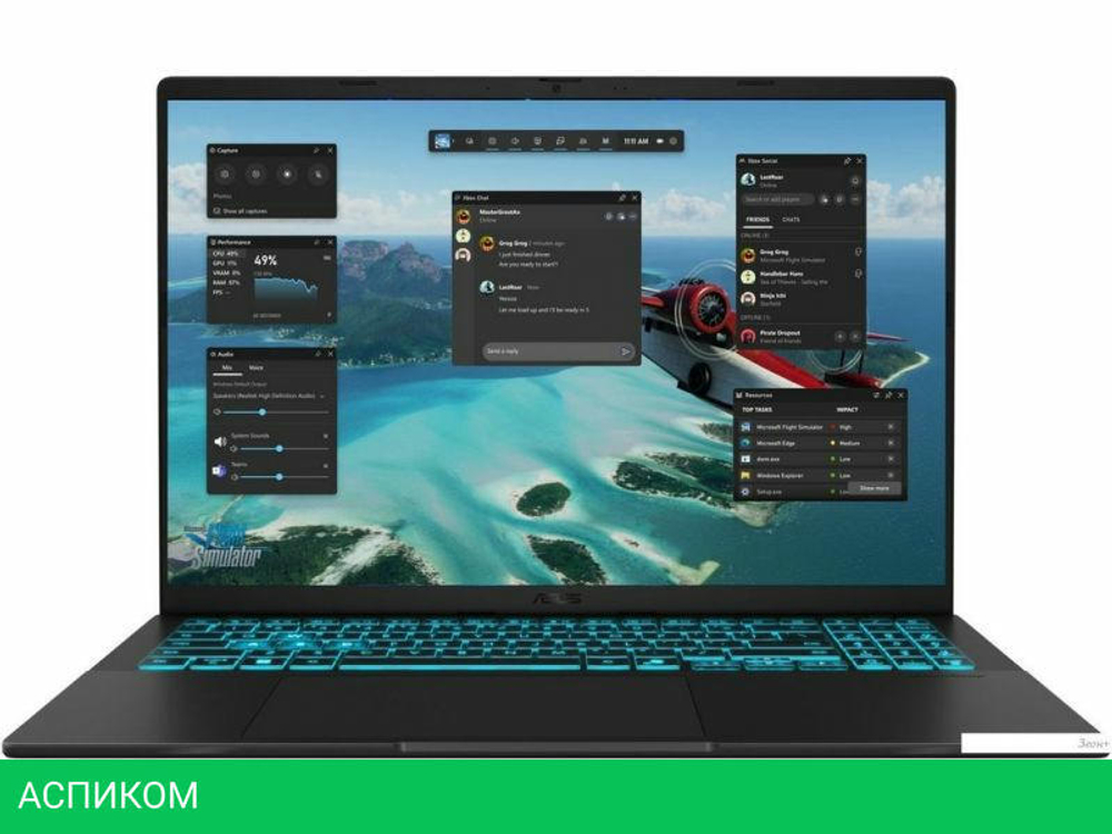 Ноутбук ASUS V16 V3607VM-RP067