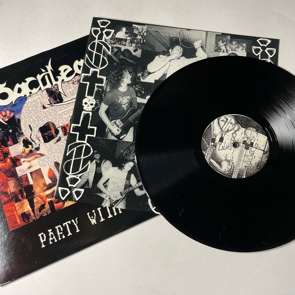 Винтажная виниловая пластинка LP Sacrilege B.C. Party With God (UK 1986)