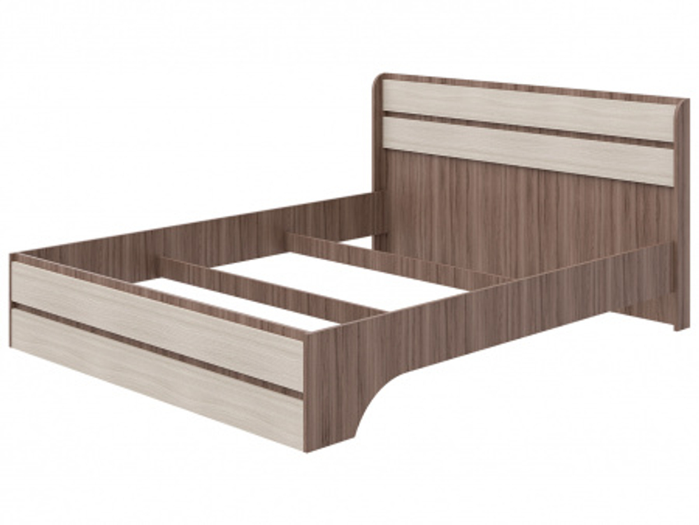 Кровать Браво, спальное место 160х200, без основания, Венге/молоко