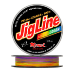 Шнур JigLine Multicolor 0,08 мм., 5,6 кг, 150 (5 цветов)
