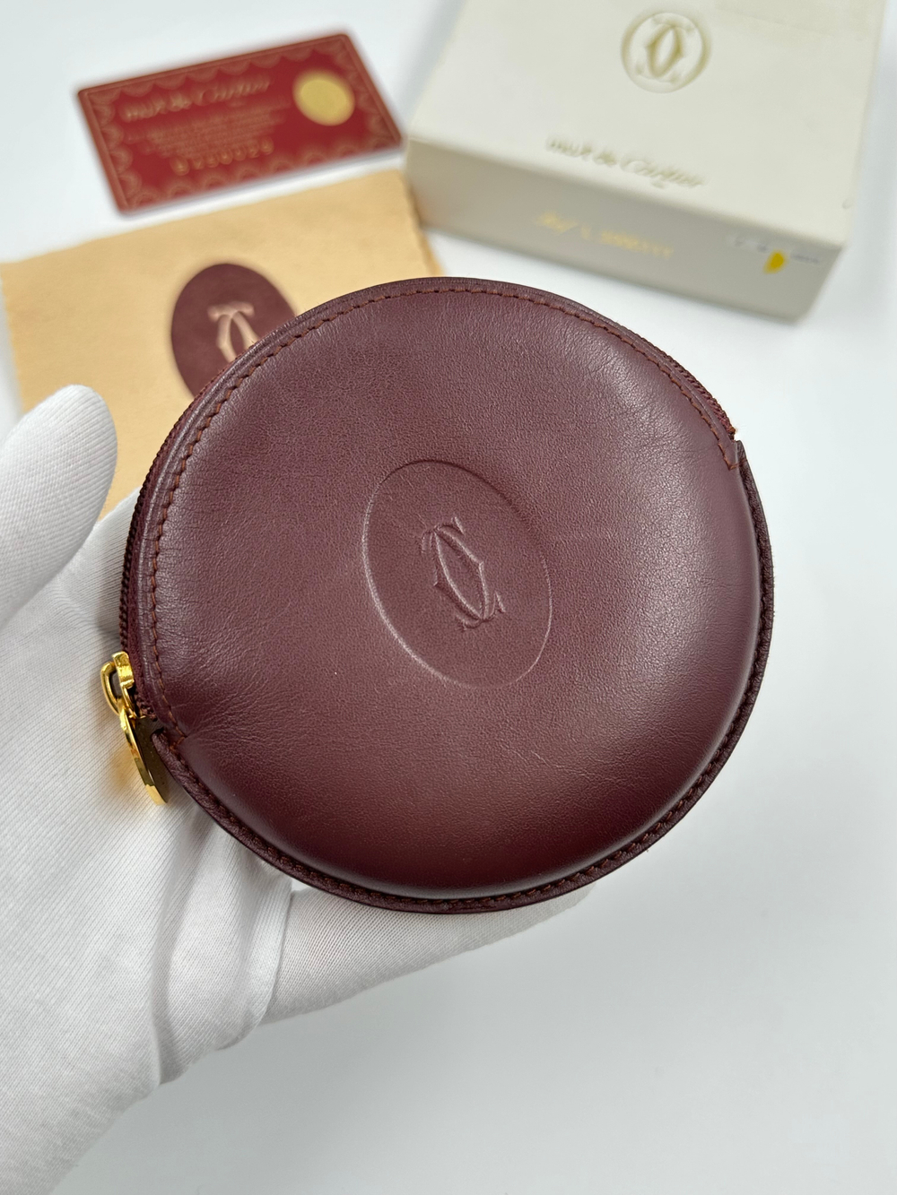 Кошелёк круглый Cartier