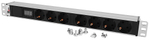 Блок розеток 19", 7 розеток ЦМО R-32-7S-Am-440-K