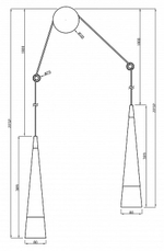 Бра Maytoni Sintesi P090WL-L24CH3K