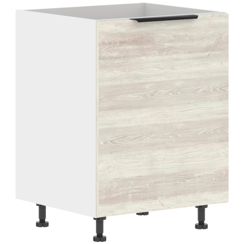 Шкаф напольный под мойку VT_Corsica Сосна Эдмонт/Белый 600х560х820