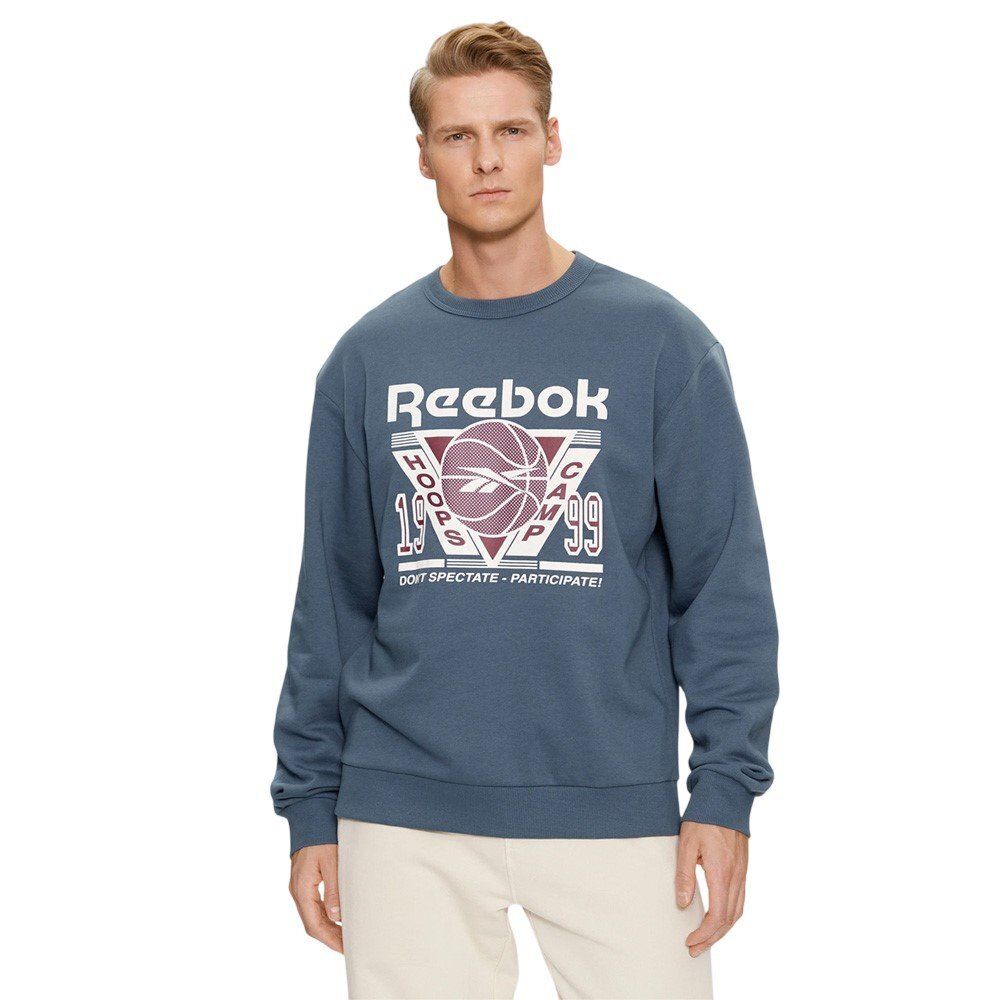 Толстовка Reebok Basketball Regular Fit Blue Sweatshirt
