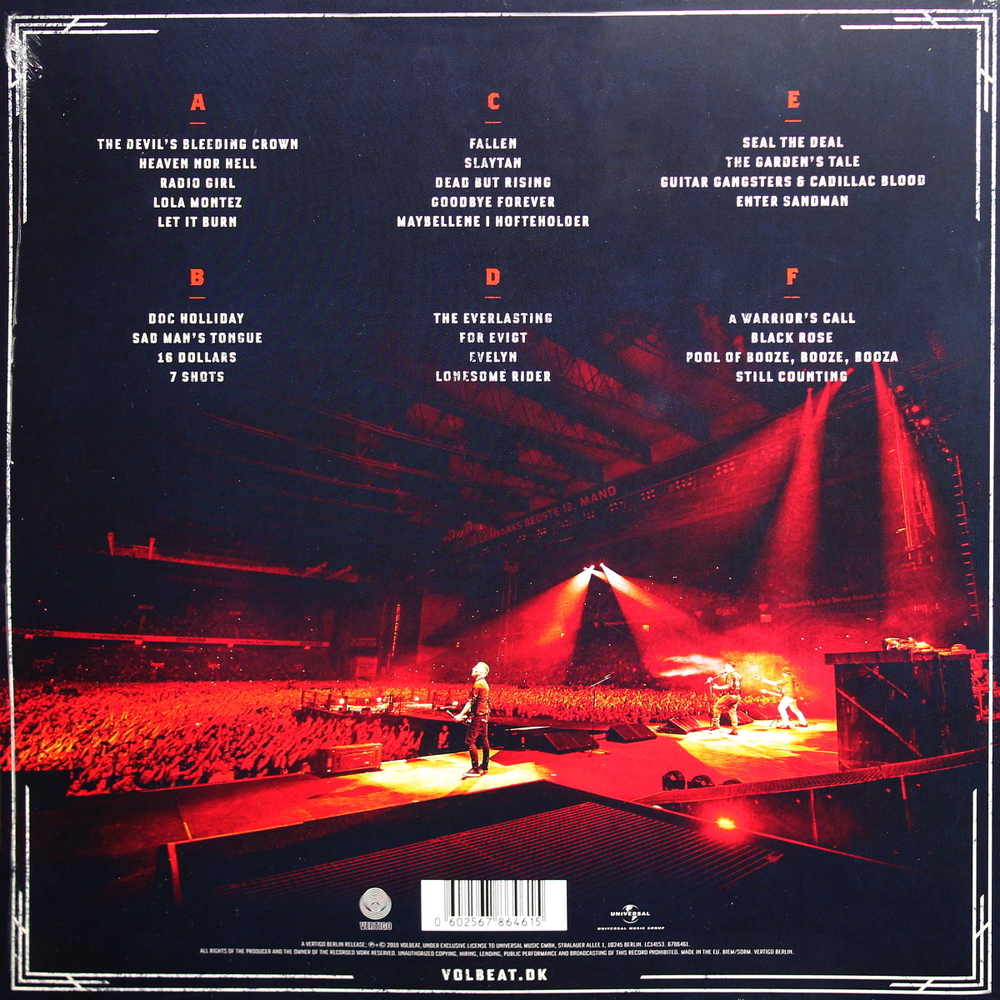 Volbeat / Let's Boogie! Live From Telia Parken (3LP)
