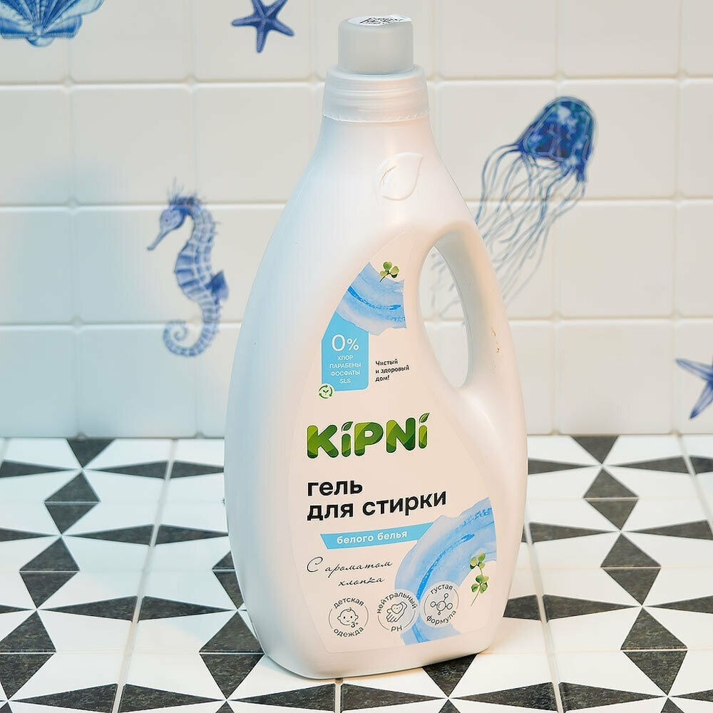 Гель для стирки белого белья, канистра 1,5л