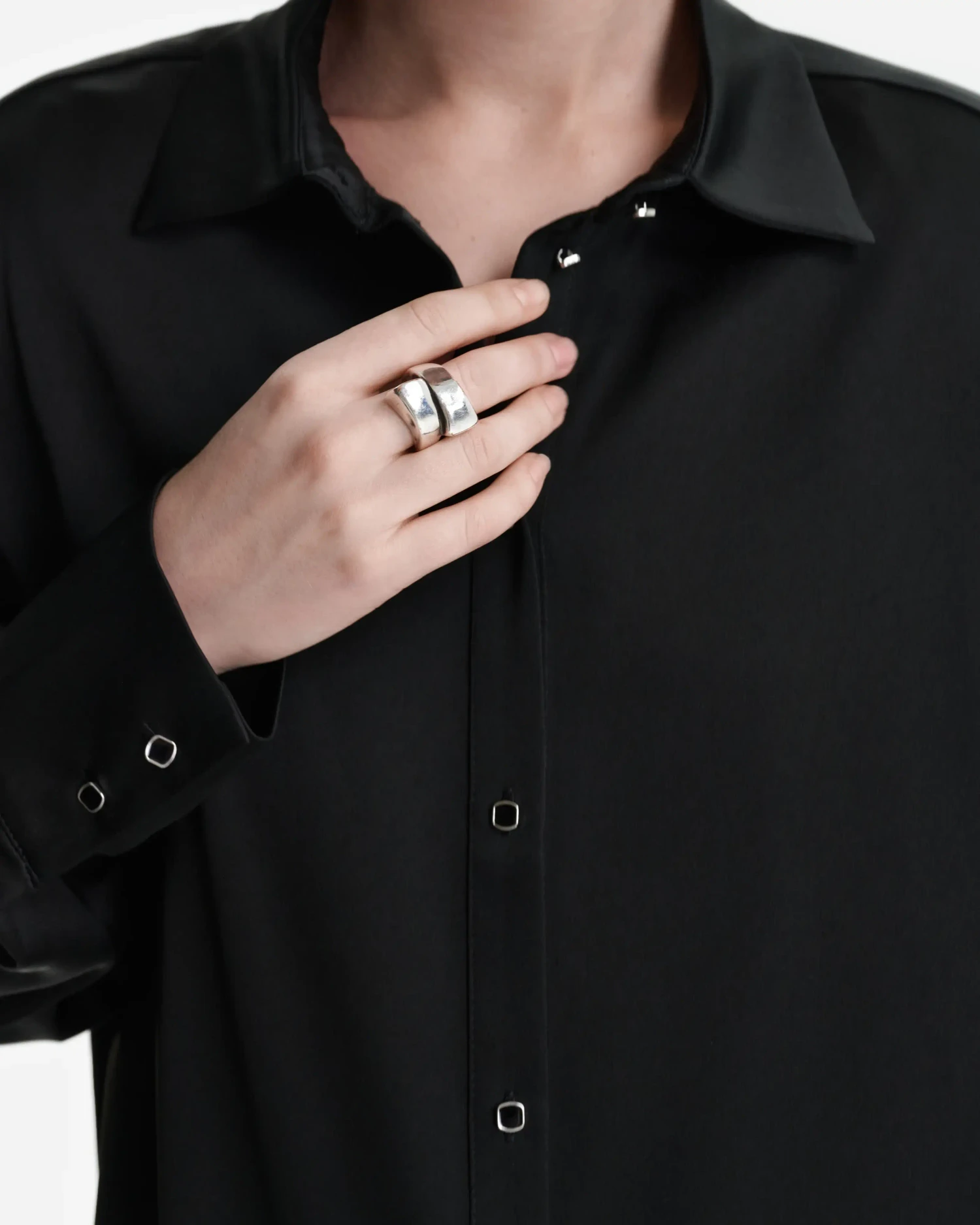 Сатиновая рубашка