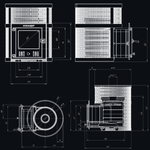 Чугунная печь для бани Искандер 14 (М) в сетке