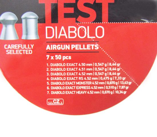 Пули JSB TEST Diabolo 4,5 мм 350 шт