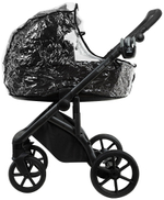 Детская коляска Roan Bass Next 2.0 3 в 1 с автокреслом Pituso Santiso Pro Black BSN/40/2 Caviar Black/Black/руч.Black