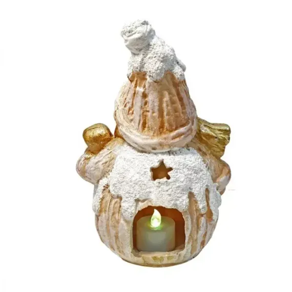 Фигура Снеговик с конфетой 22*16 см., ЕлкиТорг (НФ012)