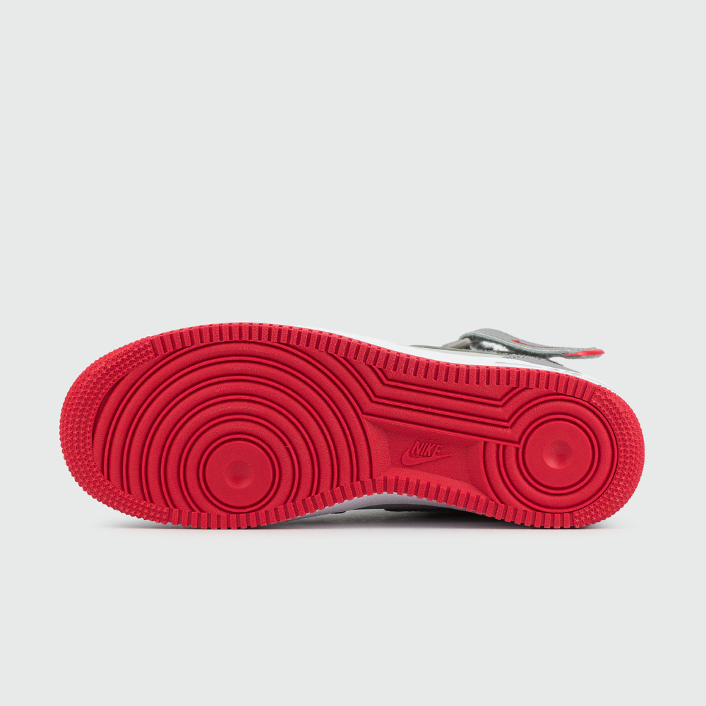 Кроссовки Nike Air Force 1 Wmns L.Grey / Red Ftwr.