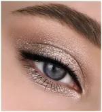 Жидкие тени для век LuxVisage METAL HYPE Liquid Eyeshadow - 8 Серебристый тауп