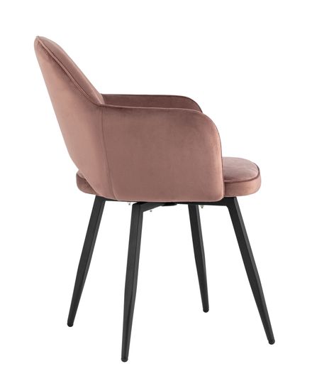 Стул Венера вращающийся, велюр пыльно-розовый NP